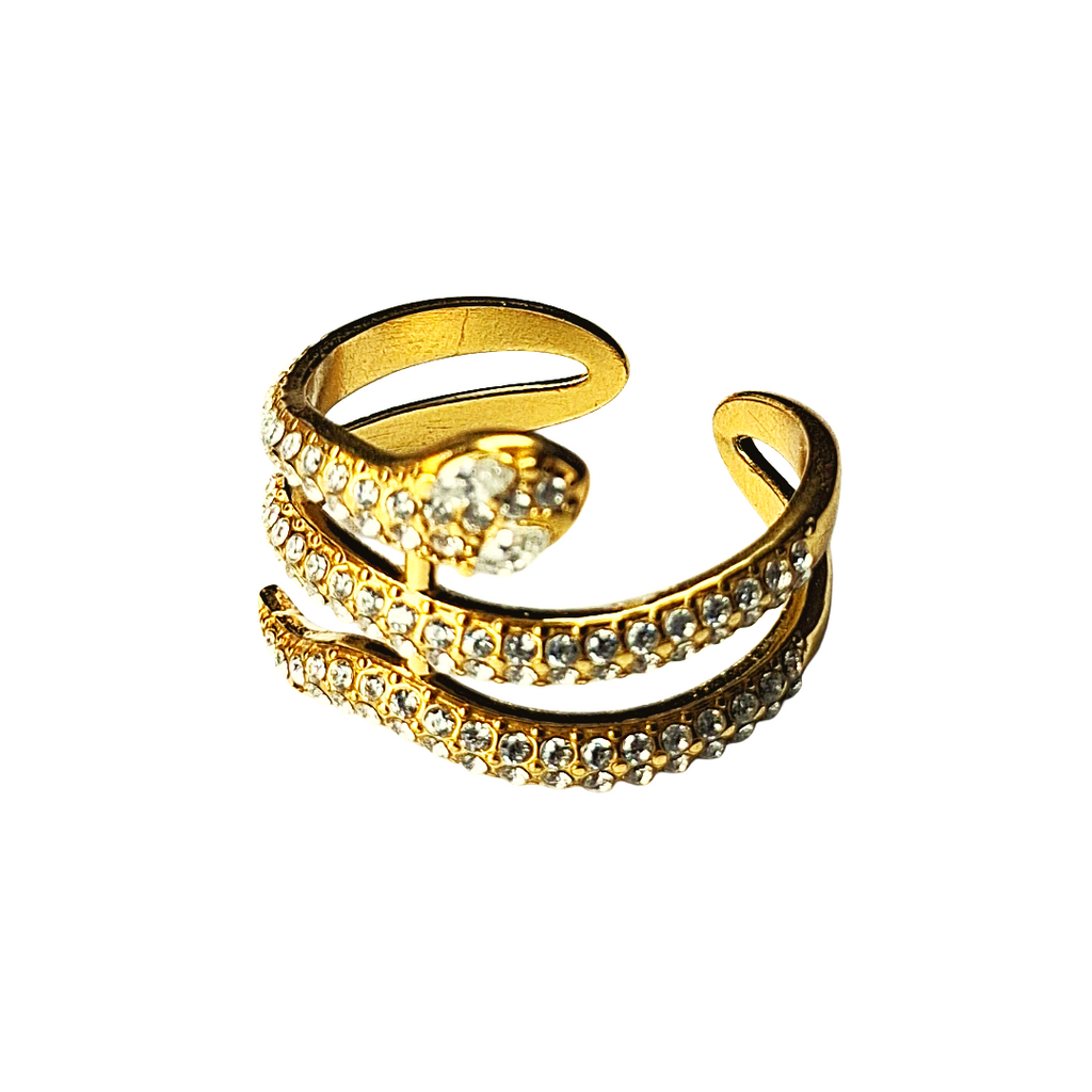 ANELLO SERPENTINA ZIRCONI