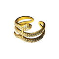 ANELLO SERPENTINA ZIRCONI