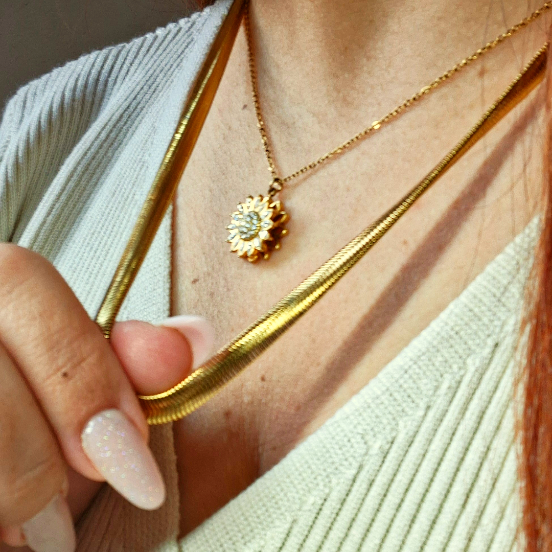 COLLANA "GIRASOLE" ANTISTRESS
