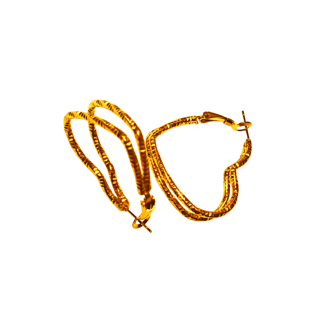 ORECCHINI DOUBLE HEART